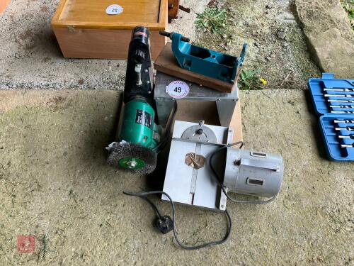 FERN BENCH BELT SANDER & WIRE BRUSH