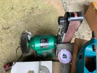 FERN BENCH BELT SANDER & WIRE BRUSH - 6