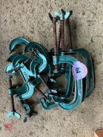 14 VARIOUS SIZE G-CLAMPS - 9