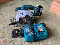 MAKITA 18V BATTERY SKILL SAW - 7