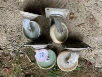 SET OF 4 CASTOR WHEELS - 5