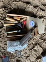 BOX OF WOODWORKING HAND TOOLS