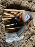 BOX OF WOODWORKING HAND TOOLS - 3