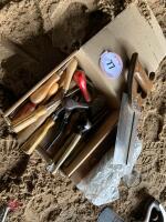 BOX OF WOODWORKING HAND TOOLS - 5