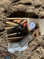 BOX OF WOODWORKING HAND TOOLS - 7