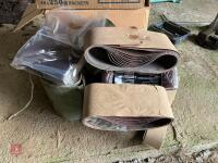 LRG QTY OF SAND PAPER, SANDING BELTS ETC - 2