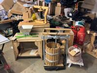 LARGE QTY OF APPLE PRESSING EQUIPMENT