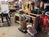LARGE QTY OF APPLE PRESSING EQUIPMENT - 22