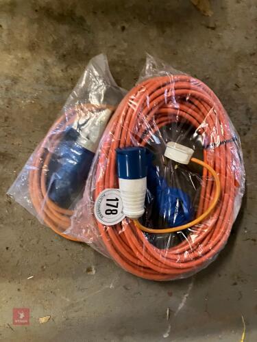 3 PIN CARAVAN EXTENTION LEADS