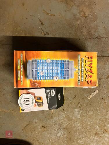 FLY ZAPPER & INFARED THERMOMETER