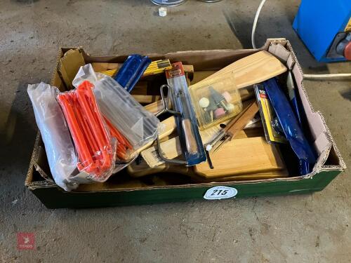 MIXED HANDTOOLS & WOODCRAFT, ETC