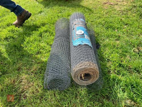 QTY OF 1'' WIRE NETTING