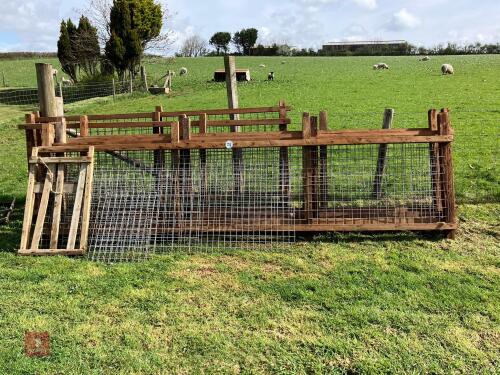 6 INTERNAL TIMBER FRAMED HAY RACKS