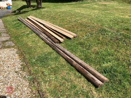 9 HALF ROUND RAILS