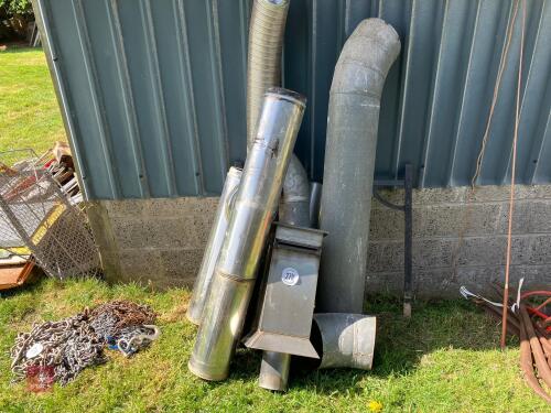 VARIOUS TWIN WALL & CHIMNEY FLUE PIPE