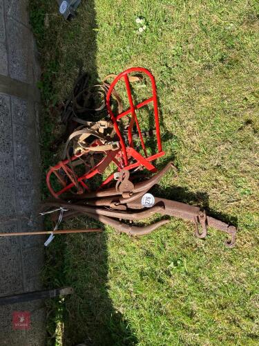 VARIOUS VINTAGE HORSE HAMES, EQUINE BITS