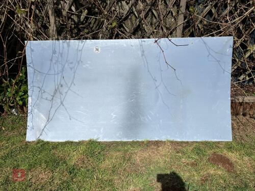 1 SHEET OF GALVANSIED TIN