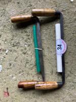 2 SPOKE SHAVES