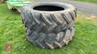 PAIR OF CONTINENTAL 520/70/R38 TYRES - 3