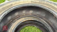 PAIR OF CONTINENTAL 420/70 R28 TYRES - 12