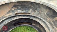 PAIR OF KLEBER 20.8 R42 TYRES - 12