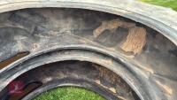 PAIR OF KLEBER 20.8 R42 TYRES - 13