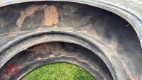 PAIR OF KLEBER 20.8 R42 TYRES - 14