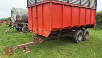 WEEKS 10T SILAGE/TIPPING TRAILER - 10