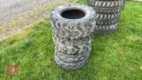 4 X 25 X 10-12 ATV TYRES - 5
