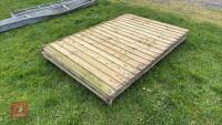 4 FENCE PANELS - 6