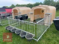 2.3M X 2.7M CALF HUTCH & RUN