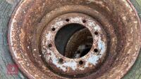 2 X 8 STUD RIMS & TYRES - 4