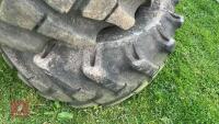 2 X 8 STUD RIMS & TYRES - 5