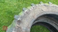 PAIR OF MICHELIN 18.4 R38 TYRES - 2