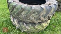 PAIR OF MICHELIN 18.4 R38 TYRES - 5