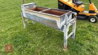 GALVANISED 1.7M WATER TROUGH - 3