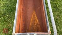 GALVANISED 1.7M WATER TROUGH - 7