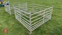 4 X 6' GALVANISED HURDLES - 2
