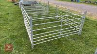 4 X 6' GALVANISED HURDLES - 3