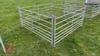 4 X 6' GALVANISED HURDLES - 4