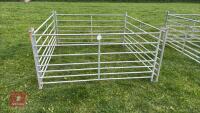 4 X 6' GALVANISED HURDLES - 5