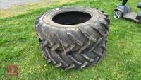 PAIR 16.9 R30 TRACTOR TYRES - 5