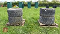 4 X 22.5'' WHEELS & TRAILER TYRES