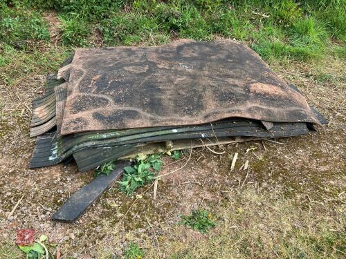 PALLET OF RUBBER MATS (B)