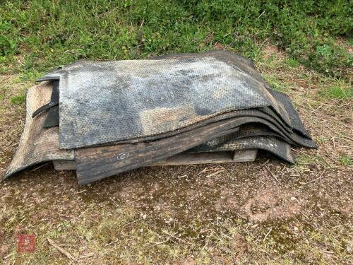 PALLET OF RUBBER MATS (C)