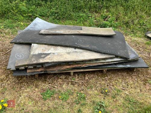 PALLET OF RUBBER MATS (D)