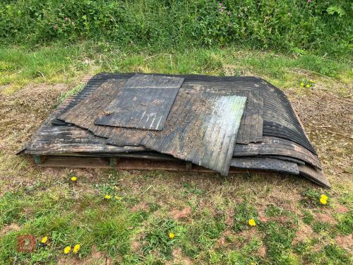 PALLET OF RUBBER MATS (F)