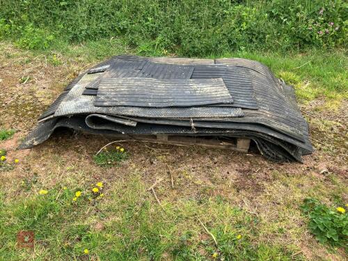 PALLET OF RUBBER MATS (G)