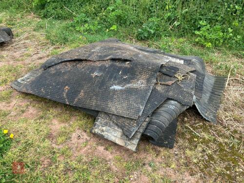 PALLET OF RUBBER MATS (H)