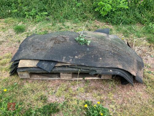 PALLET OF RUBBER MATS (I)